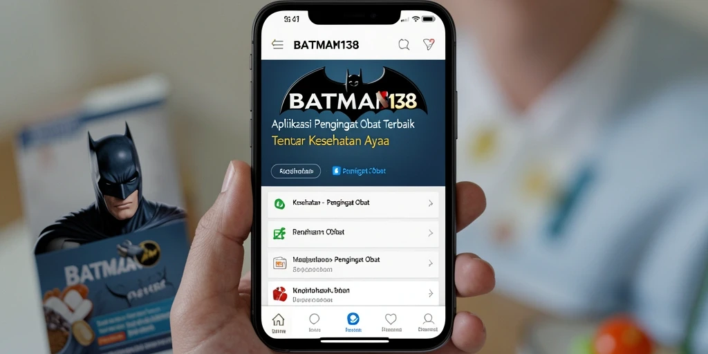 Tampilan antarmuka BATMAN138 yang user-friendly untuk pengingat obat