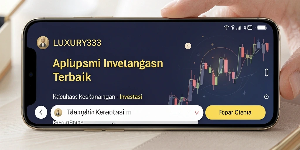 Antarmuka LUXURY333 dengan fitur Investasi yang lengkap.