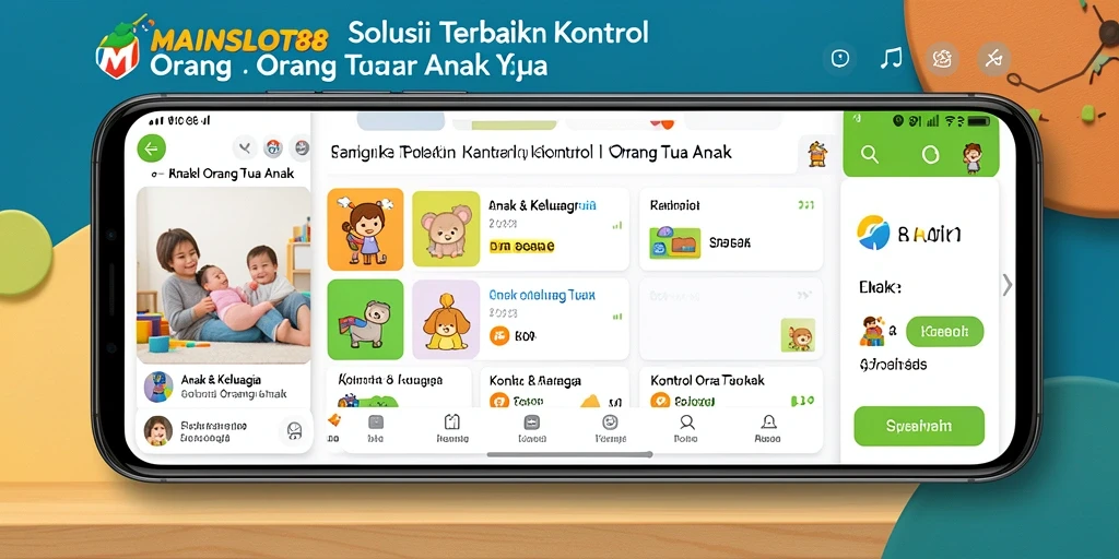 Tampilan utama MAINSLOT88 yang menampilkan fitur kontrol orang tua.