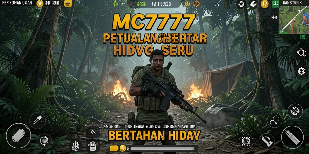 Antarmuka permainan MC777 dengan fitur Bertahan Hidup yang menarik.